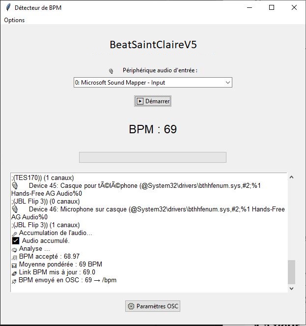 Capture d'écran de BeatSaintClaire